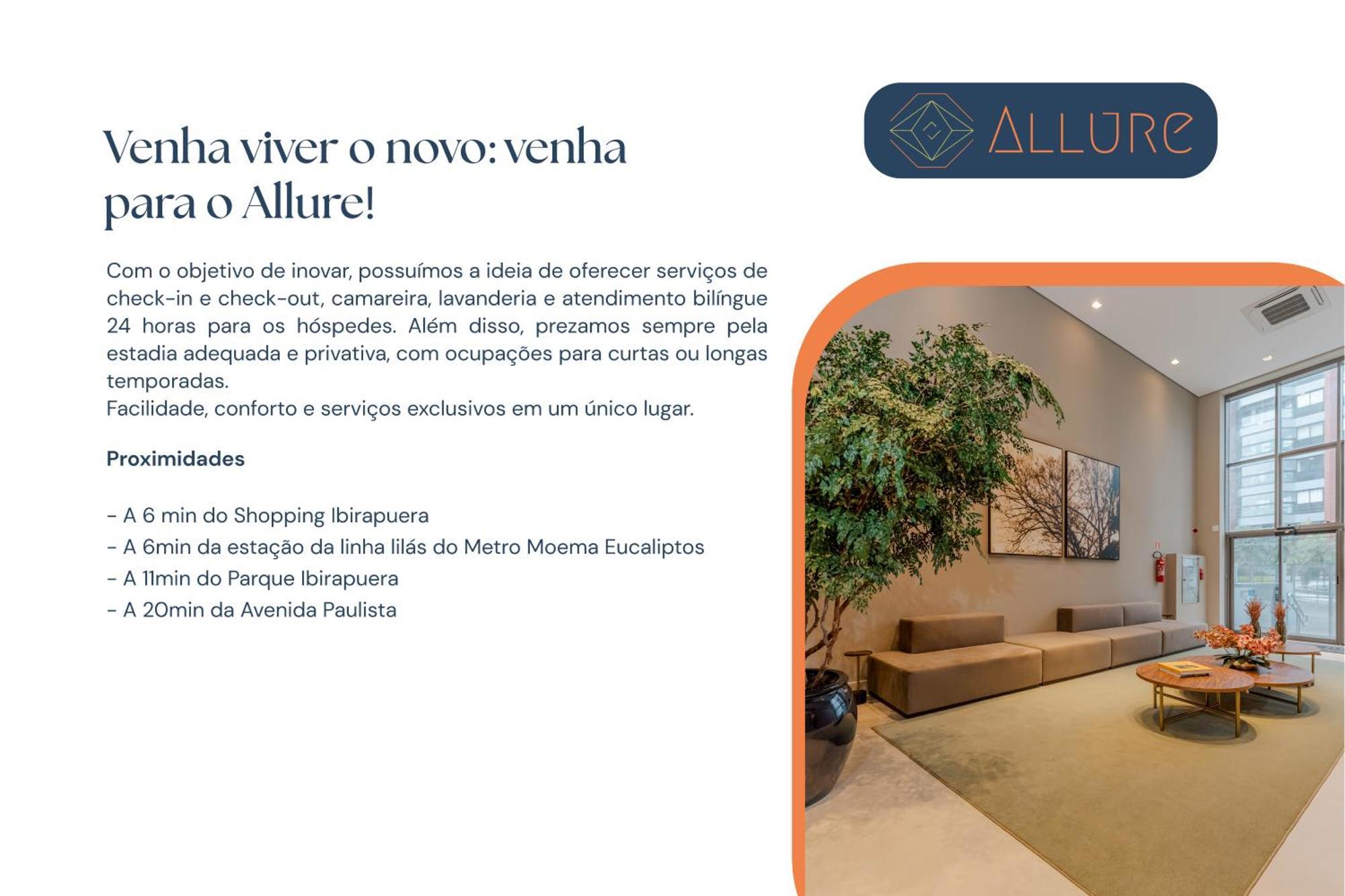 Apartamentos Studio Allure Moema - Com Cafe Da Manha Opcional, Recepcao E Valet 24 Horas San Paolo Esterno foto